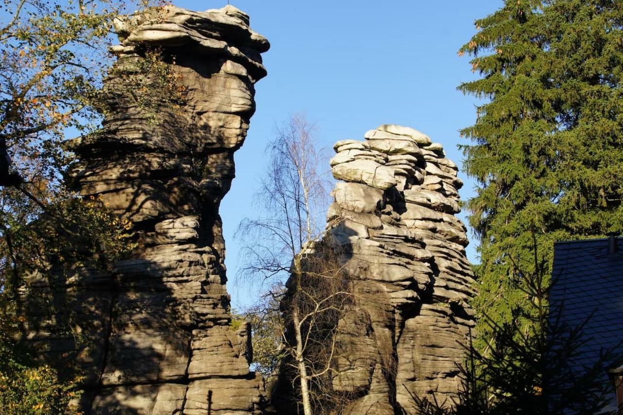 Im Erzgebirge Wandern, Fahrrad Fahren Oder Entspannen Ehrenfriedersdorf Exteriér fotografie